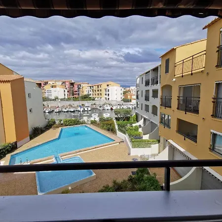 T2 Au Cap D'agde Avec Piscine Et Parking, 3mn De La Plage - Fr-1-749-14