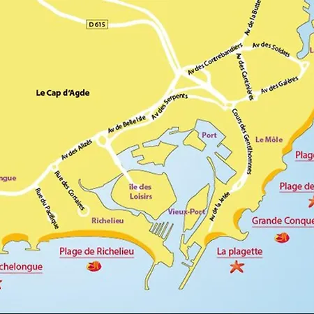 T2 Au Cap D'agde Avec Piscine Et Parking, 3mn De La Plage - Fr-1-749-14 Агд